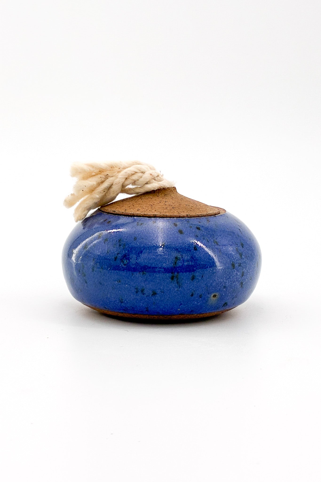 Ceramic Oil Lamp (Blue) / オイルランプ（ブルー）