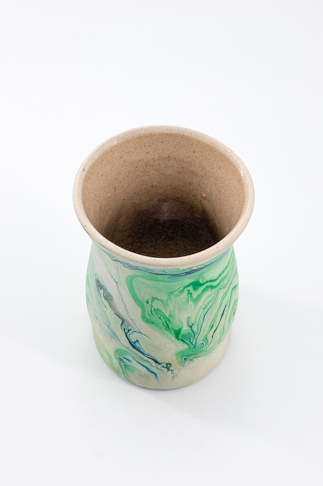 Nemadji Flower Vase Green / ネマジ 花器 グリーン