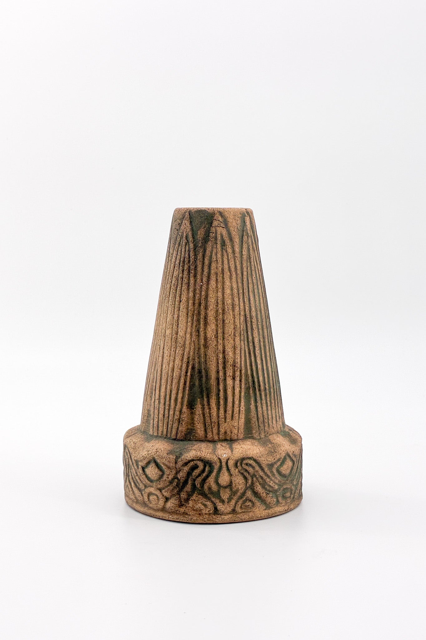 Brown Pottery Object / 陶器 茶 オブジェ