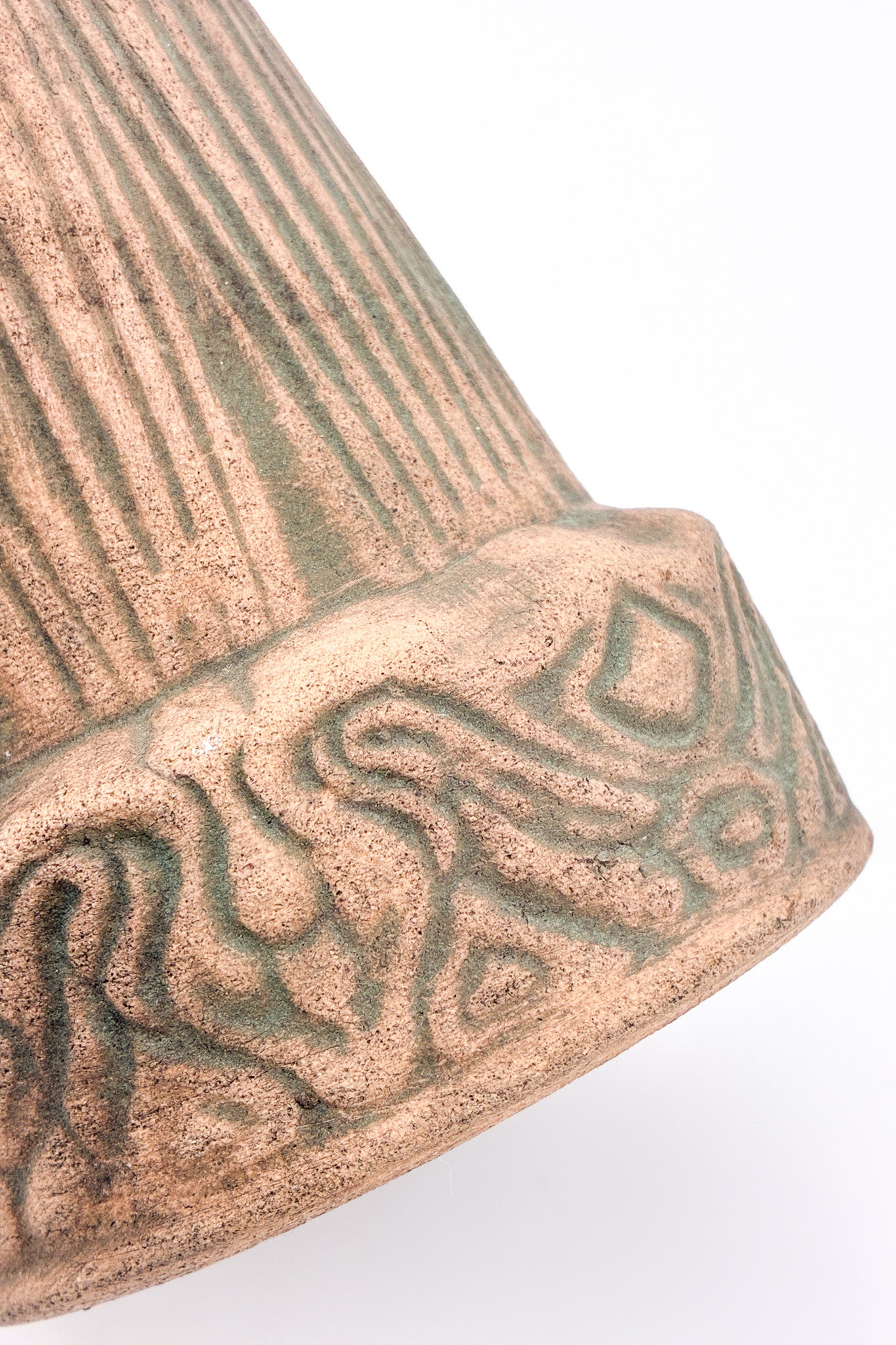 Brown Pottery Object / 陶器 茶 オブジェ