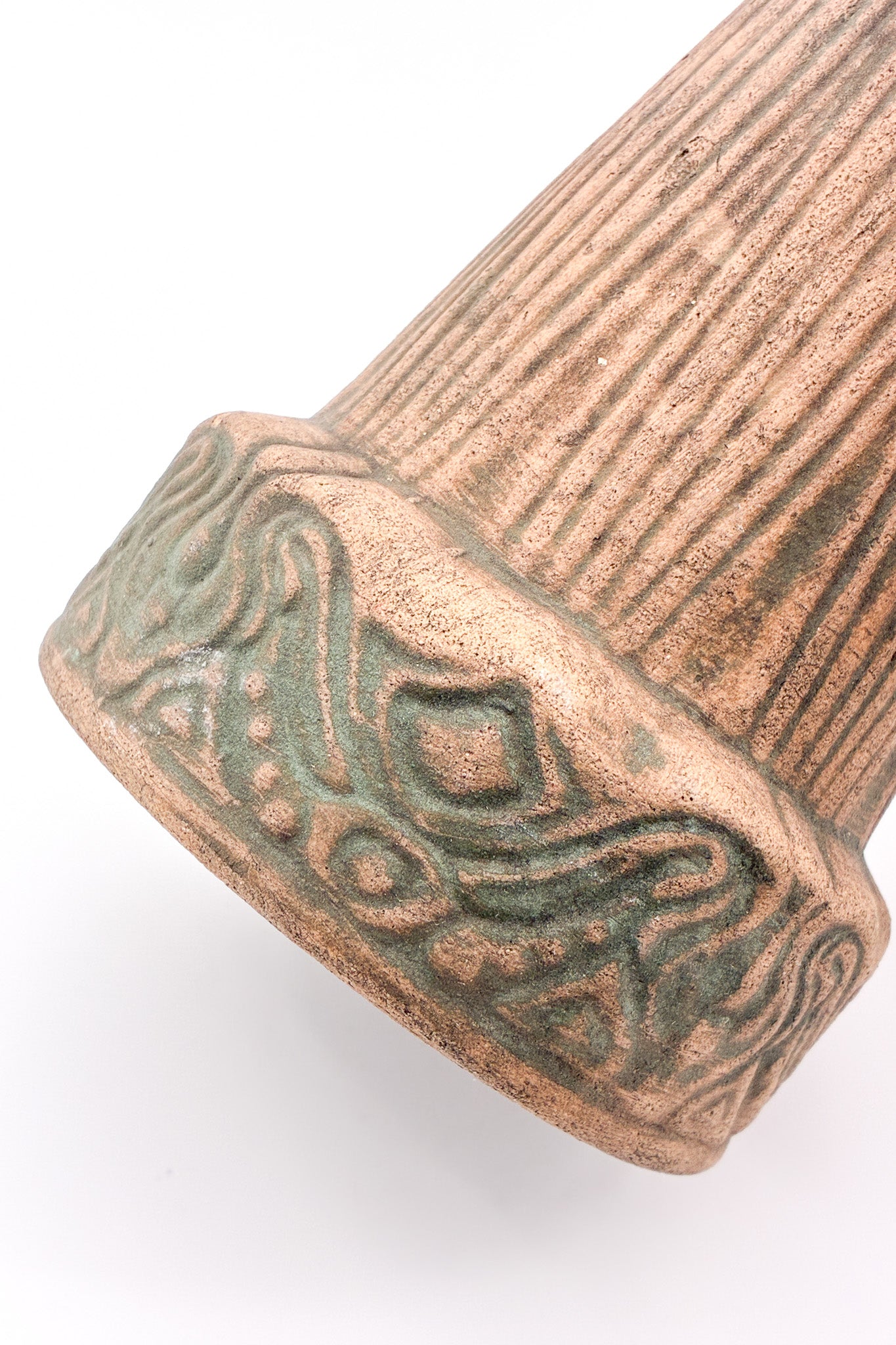 Brown Pottery Object / 陶器 茶 オブジェ