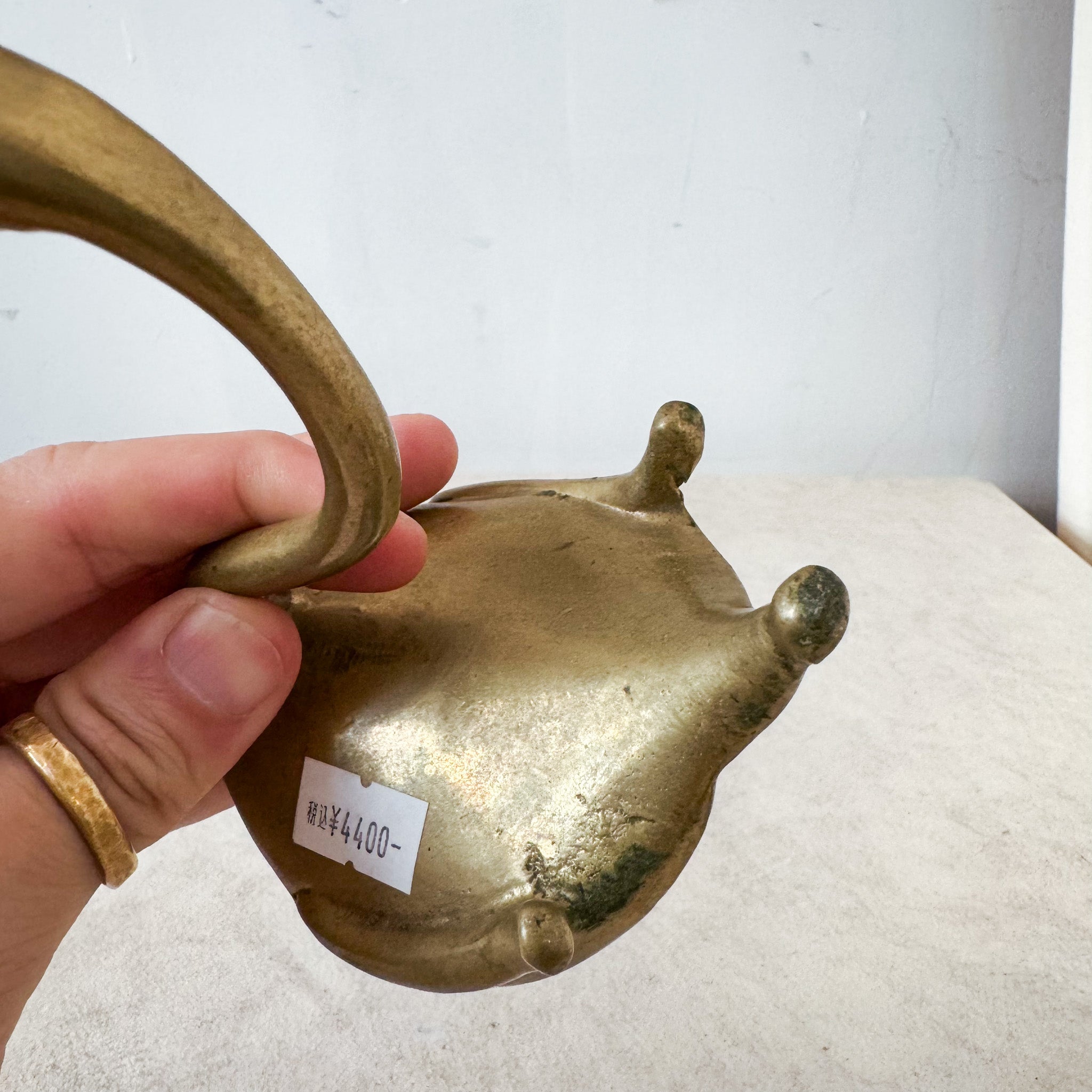 Brass Swan Figurine / 真鍮製白鳥のオブジェ