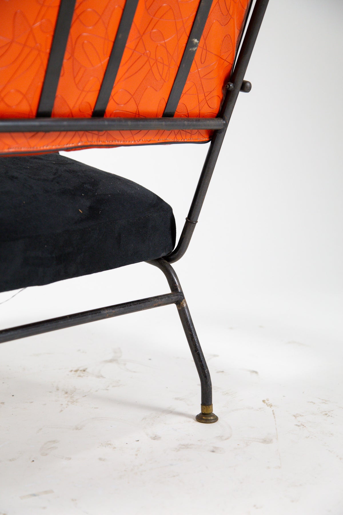 1950s Lloyd Co. Atomic Pattern Arm Chair / 1950年代 ロイド社 アトミック柄 アームチェア