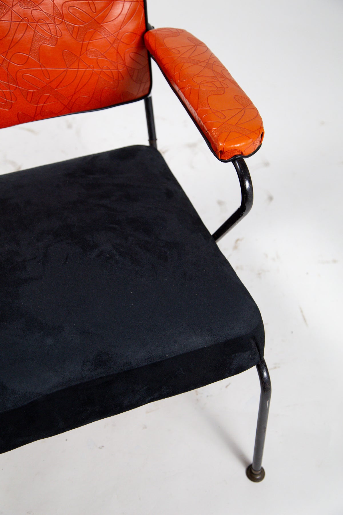 1950s Lloyd Co. Atomic Pattern Arm Chair / 1950年代 ロイド社 アトミック柄 アームチェア