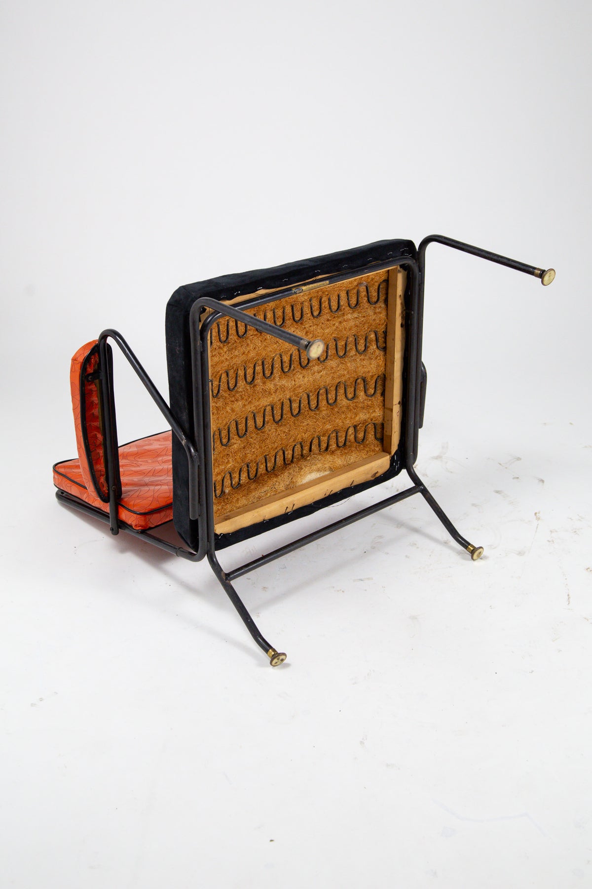 1950s Lloyd Co. Atomic Pattern Arm Chair / 1950年代 ロイド社 アトミック柄 アームチェア
