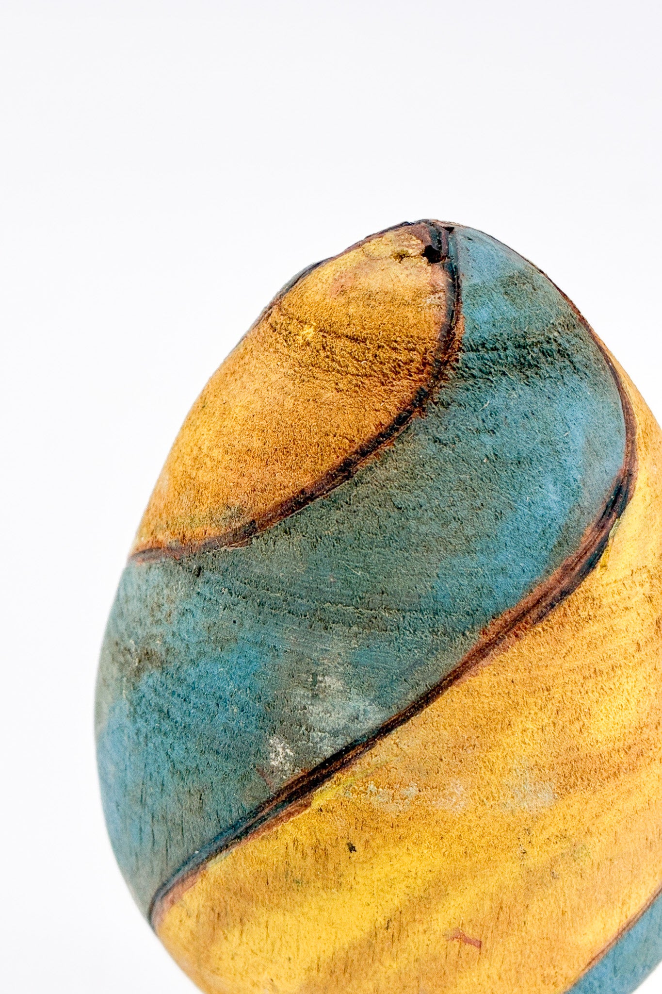 Wooden Egg Object / 木製 タマゴ型オブジェ