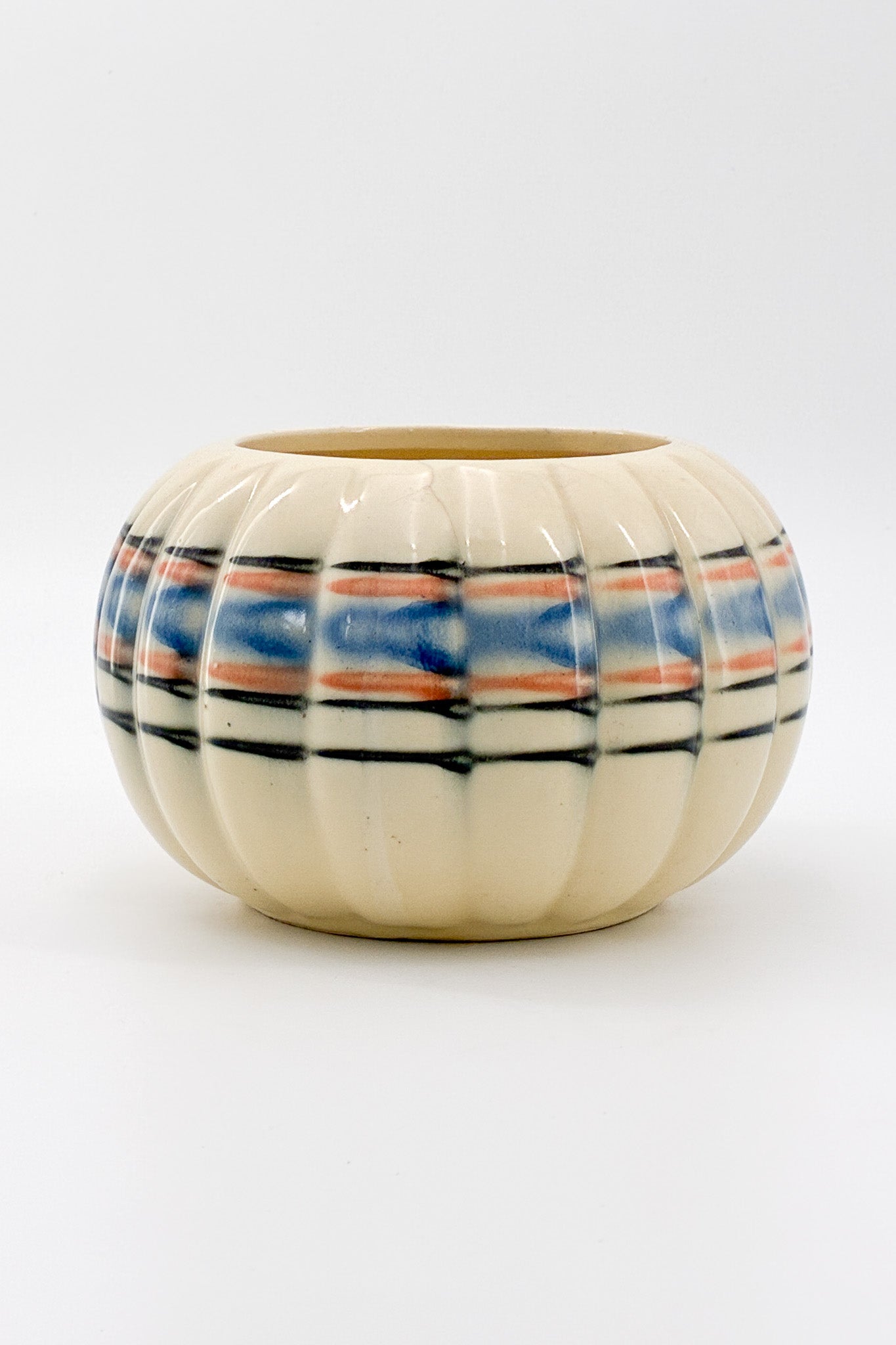 Pottery Pot Pink & Blue / 陶器の鉢（ピンク、ブルー）