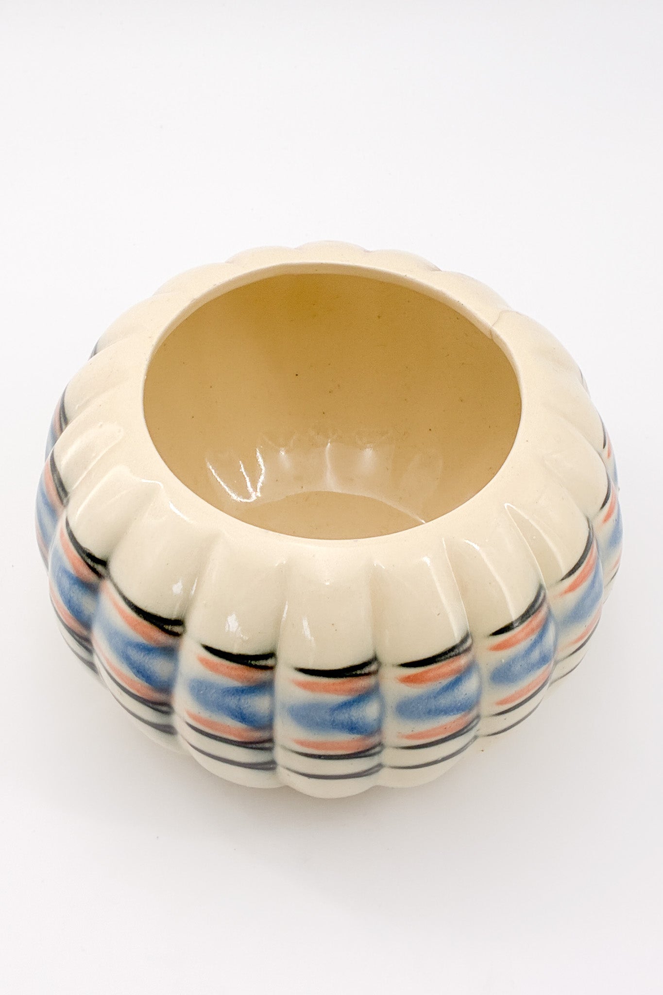Pottery Pot Pink & Blue / 陶器の鉢（ピンク、ブルー）