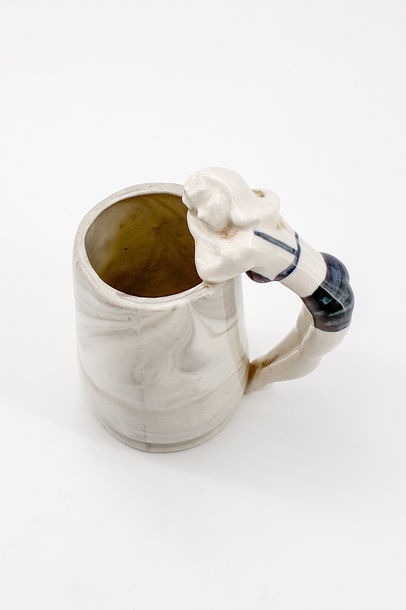 Nude Lady Handle Marble Mug / ヌードレディハンドル マーブルマグ