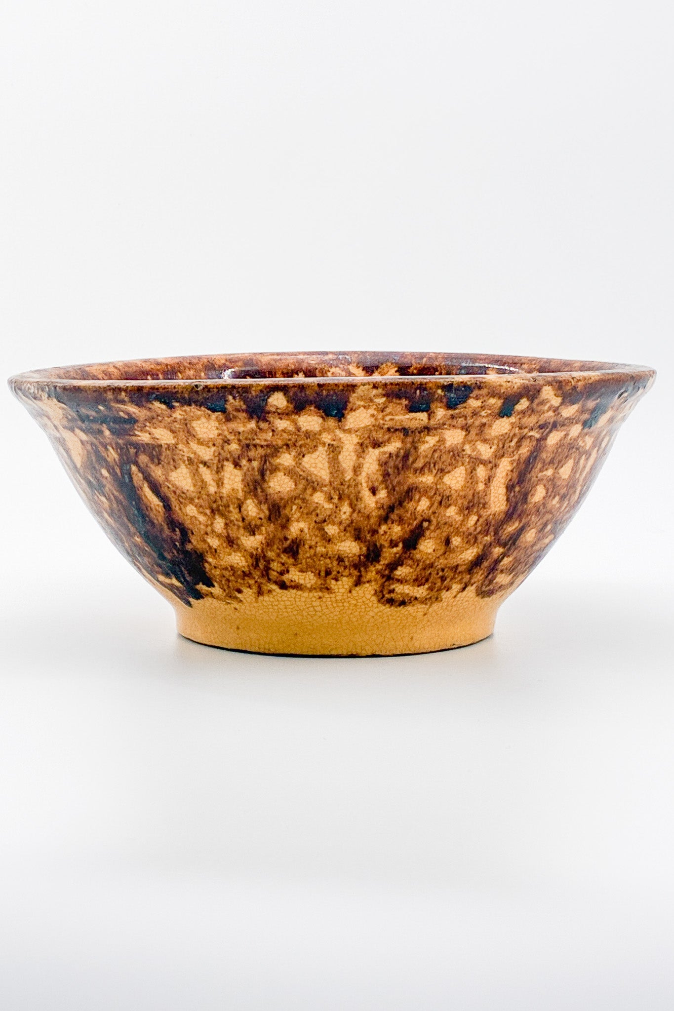 Pottery Marble Bowl Brown / 陶器ボウル マーブル ブラウン