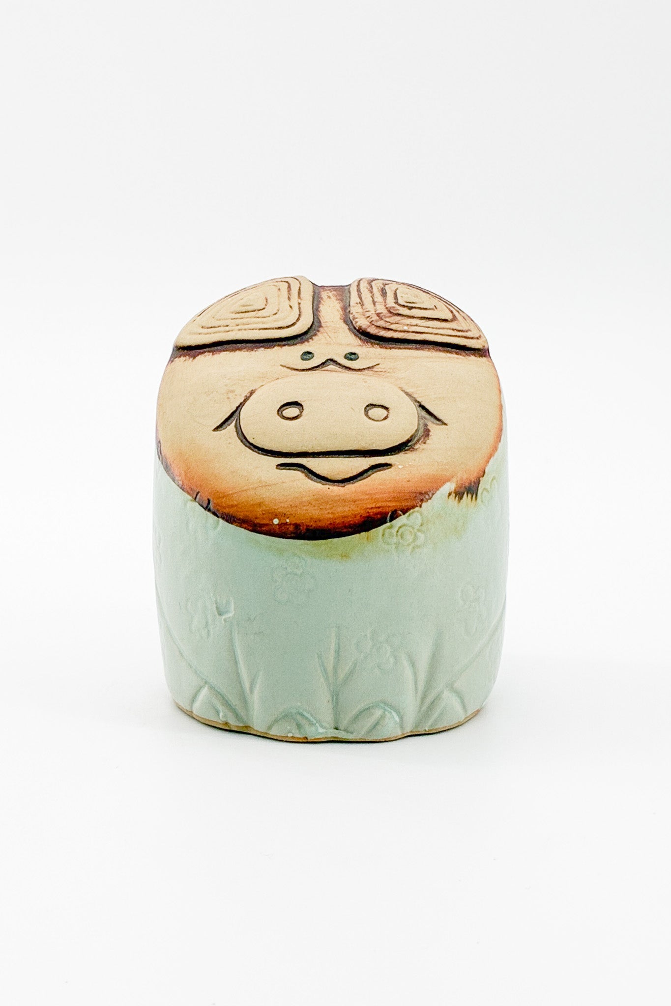 Ceramic Piggy Bank / 陶器 ぶたの貯金箱
