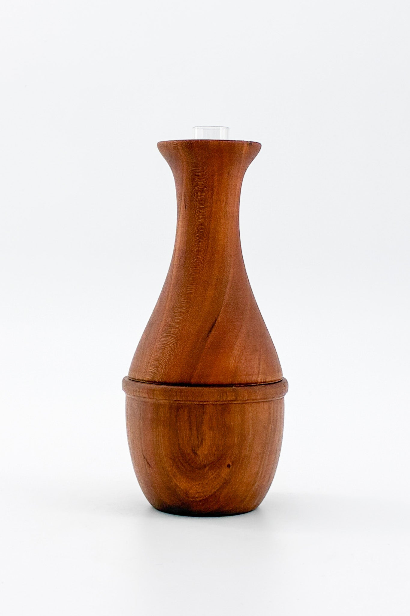 Wooden Single Flower Vase / 木製 一輪挿し