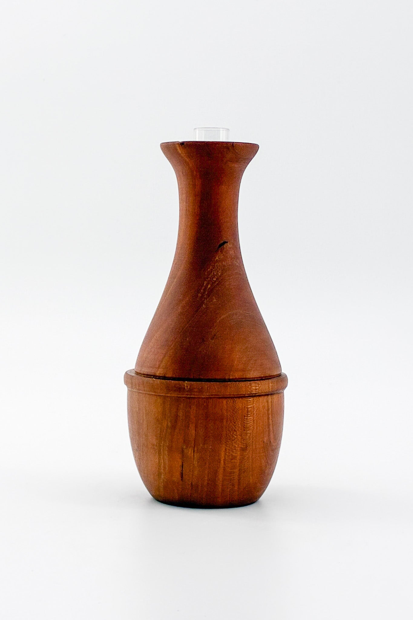 Wooden Single Flower Vase / 木製 一輪挿し