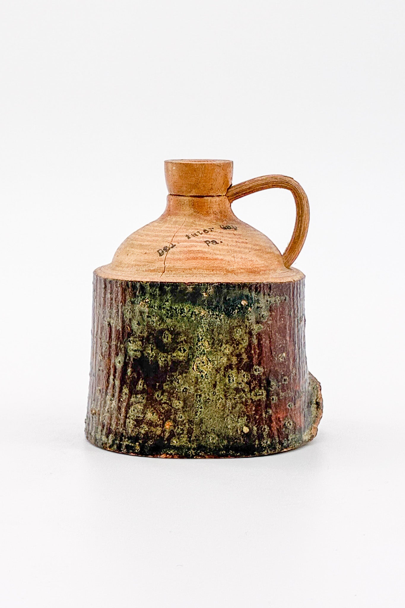 Wooden Object with Handle / 木製持ち手付きオブジェ