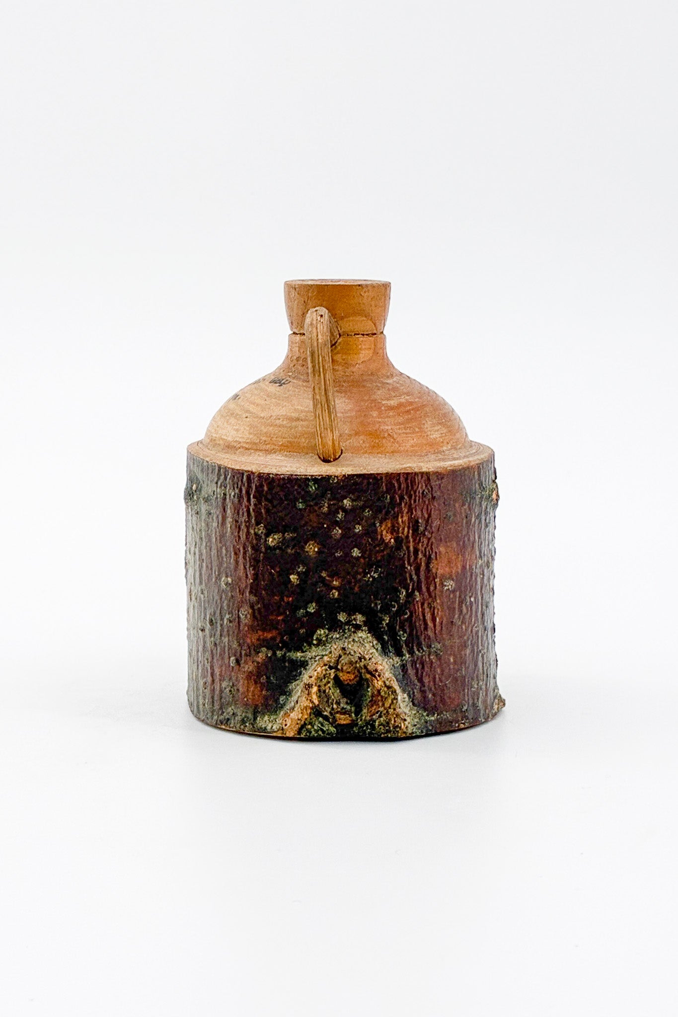 Wooden Object with Handle / 木製持ち手付きオブジェ