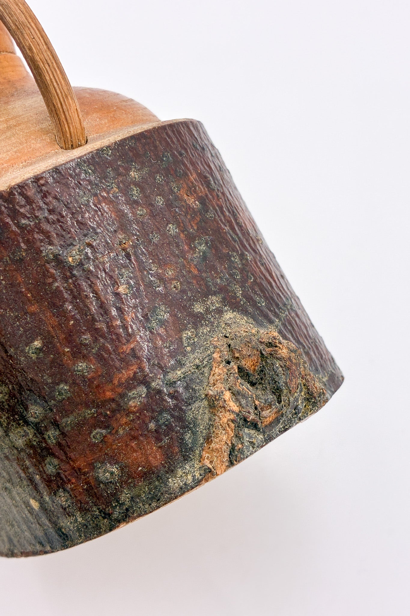 Wooden Object with Handle / 木製持ち手付きオブジェ