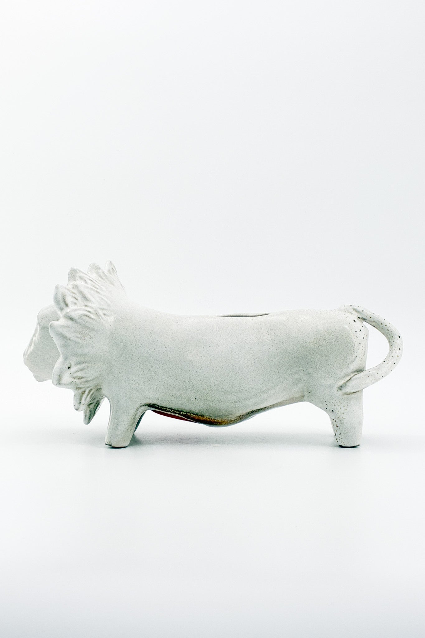 Ceramic Lion Money Box / 陶器 ライオン 貯金箱