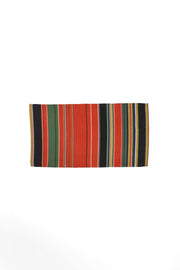Vintage Finnish Striped Raanu Woven Runner Rug / ヴィンテージ フィンランド ラーヌ織り ストライプ ラグ ランナー