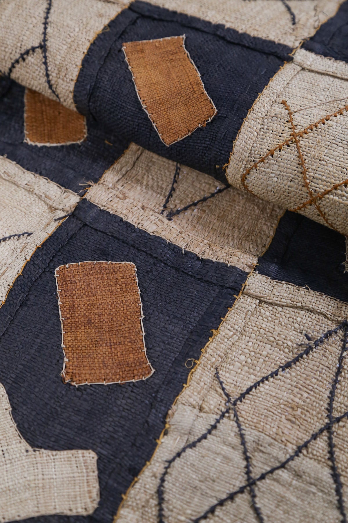Kuba Cloth Raffia Textile / クバクロス ラフィアテキスタイル