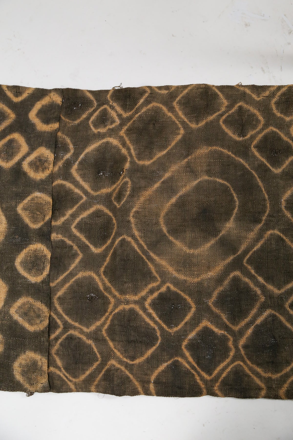 African Vintage Tiedye Fabric / アフリカン ヴィンテージ 絞り染め ロングテキスタイル