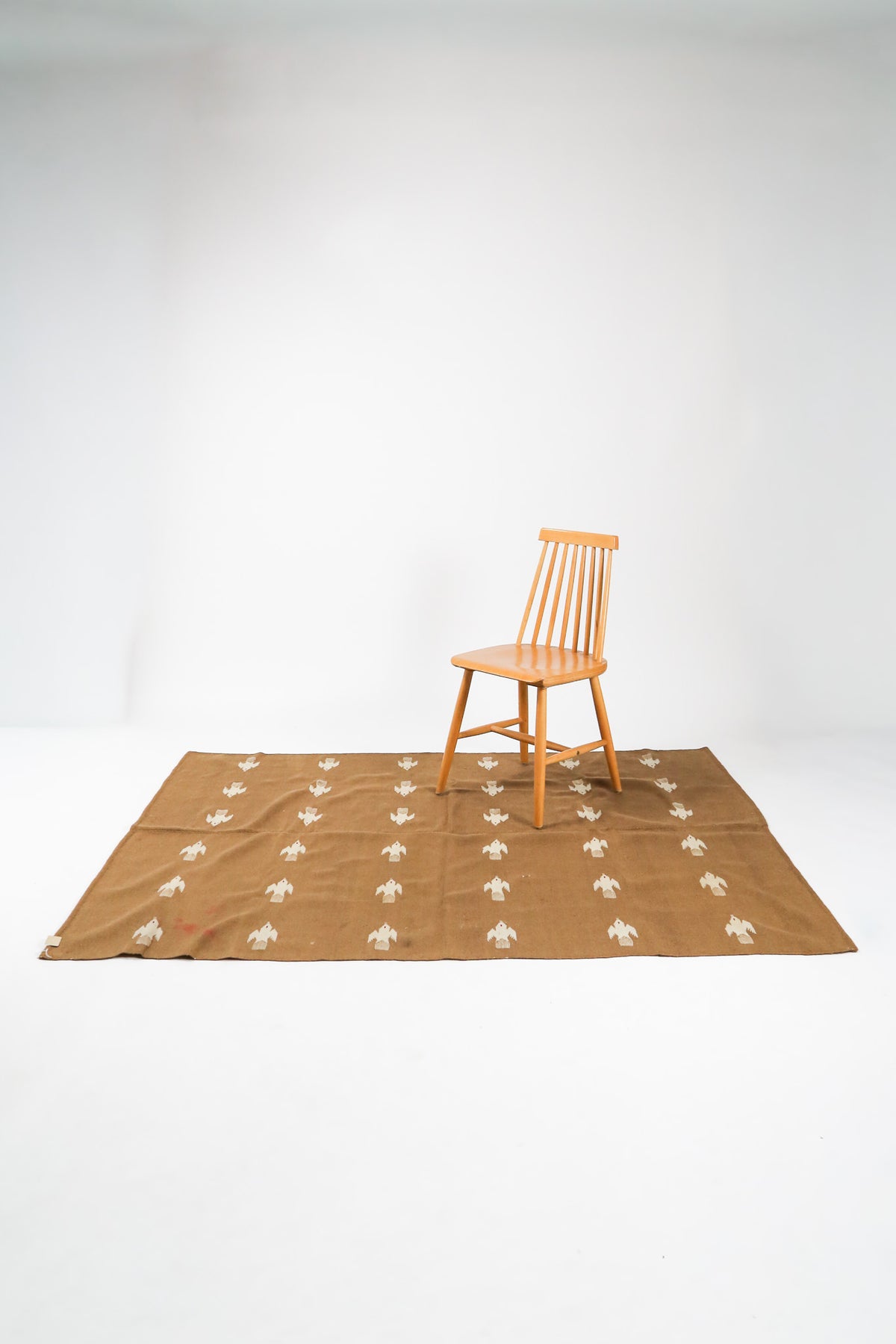Vintage Thunderbird Pattern Wool Rug / ヴィンテージ サンダーバード柄 ウールラグ