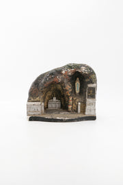 Grotto of Lourdes Chalkware Shrine / ルルドの洞窟 石膏オブジェ