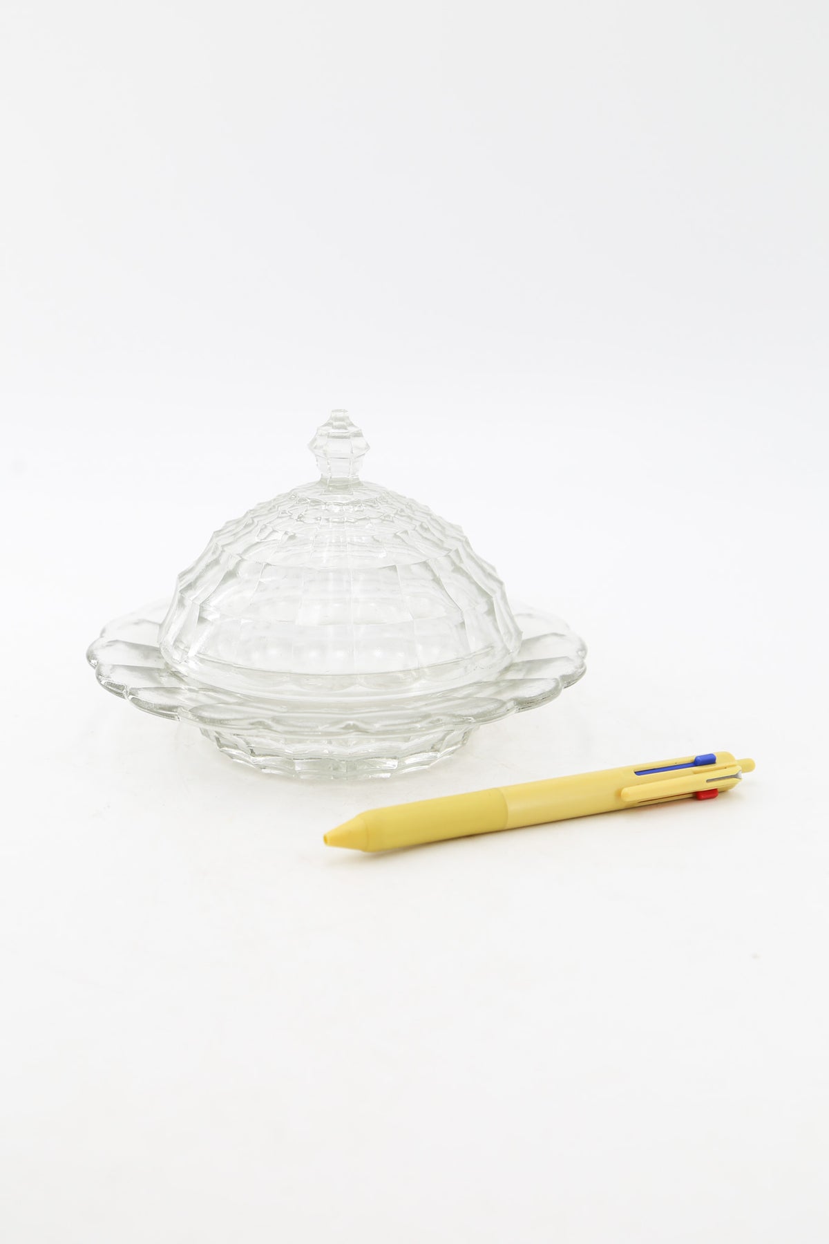 Glass Covered Butter Dish / ガラス カバー付きバターディッシュ