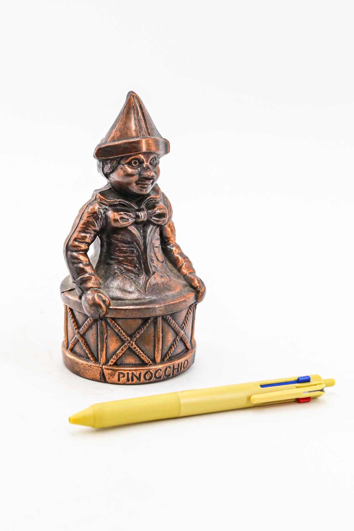 Vintage Pinocchio Metal Coin Bank / ヴィンテージ ピノキオ メタル コインバンク