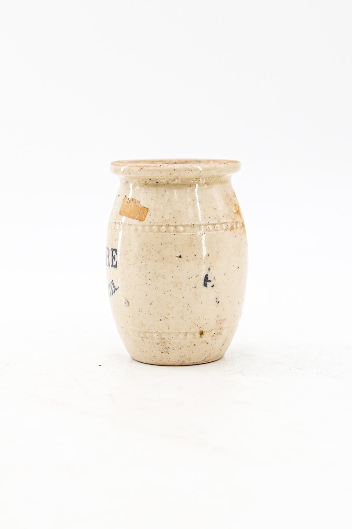 アンティーク ストーンウェア キャビアポット / Antique Stoneware Caviar Pot