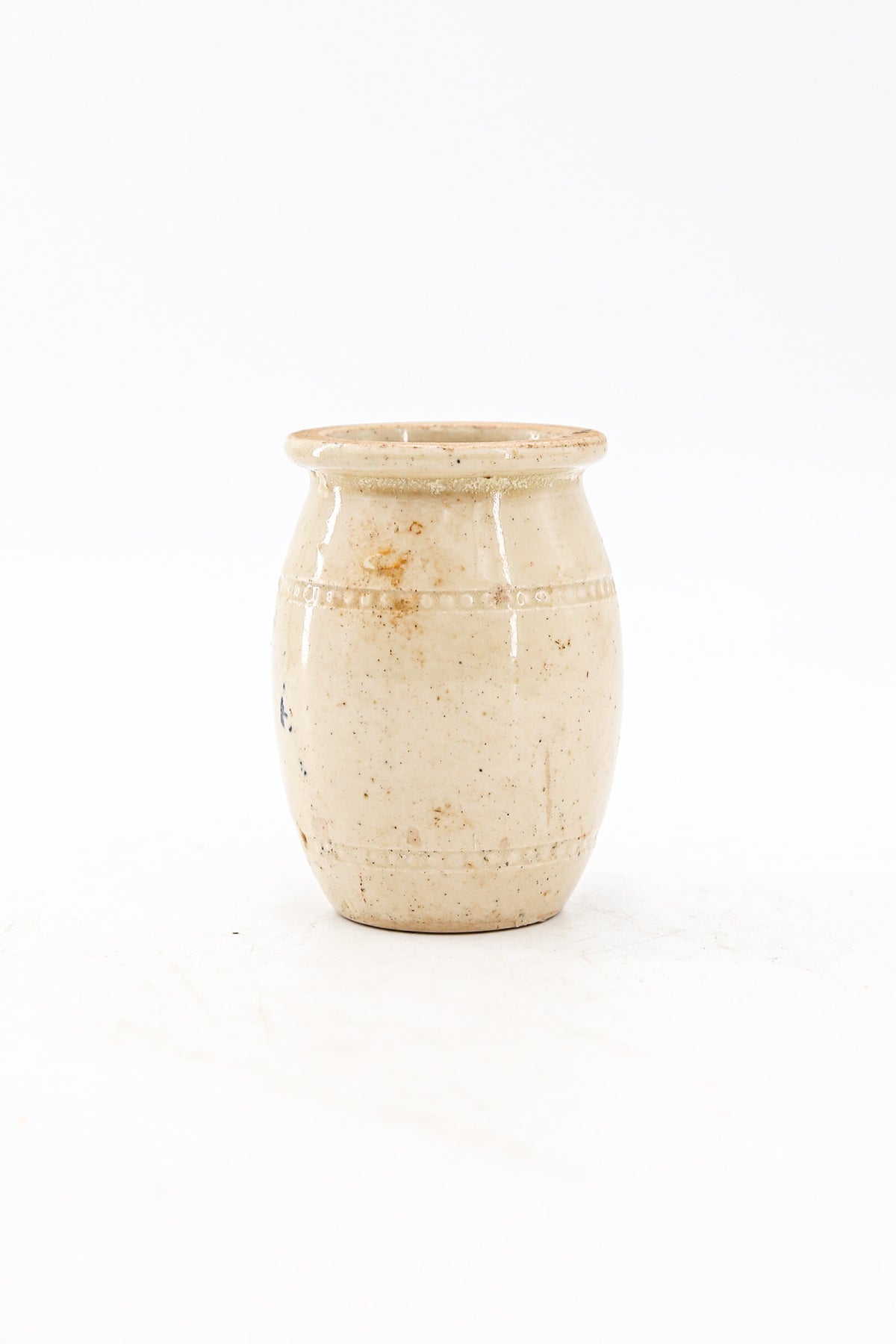 アンティーク ストーンウェア キャビアポット / Antique Stoneware Caviar Pot