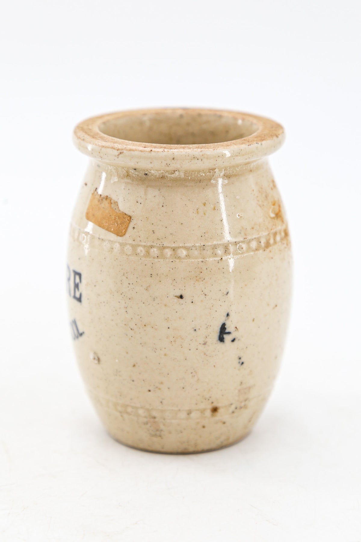 アンティーク ストーンウェア キャビアポット / Antique Stoneware Caviar Pot