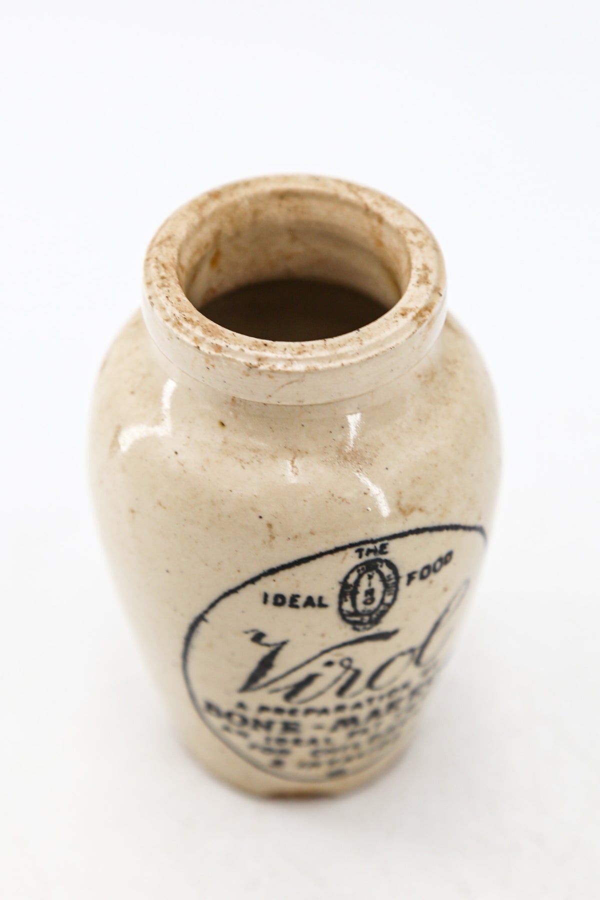 Virol Ceramic Pot / ヴァイロル アンティーク陶器ポット