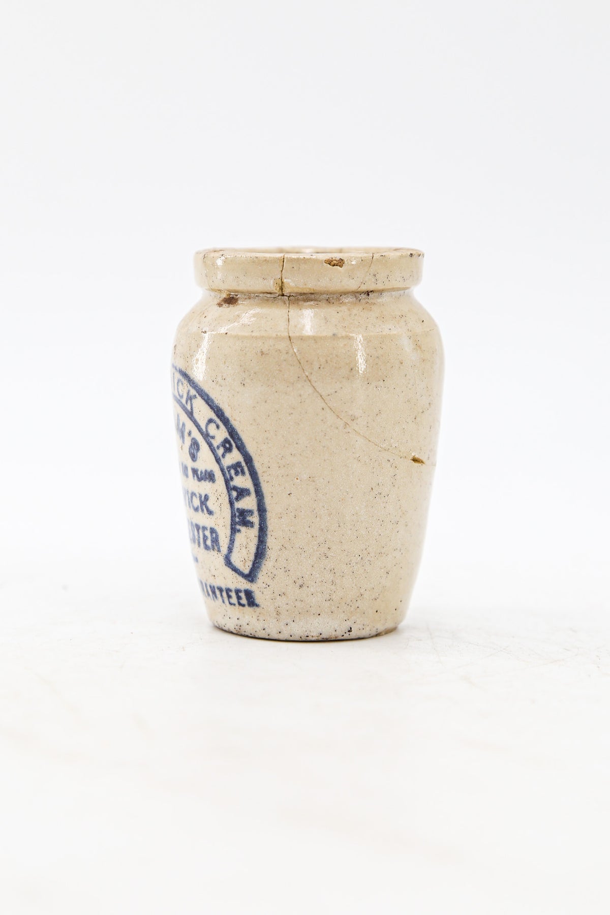 Item Name: Cream Jar / ストーンウェア クリームポット