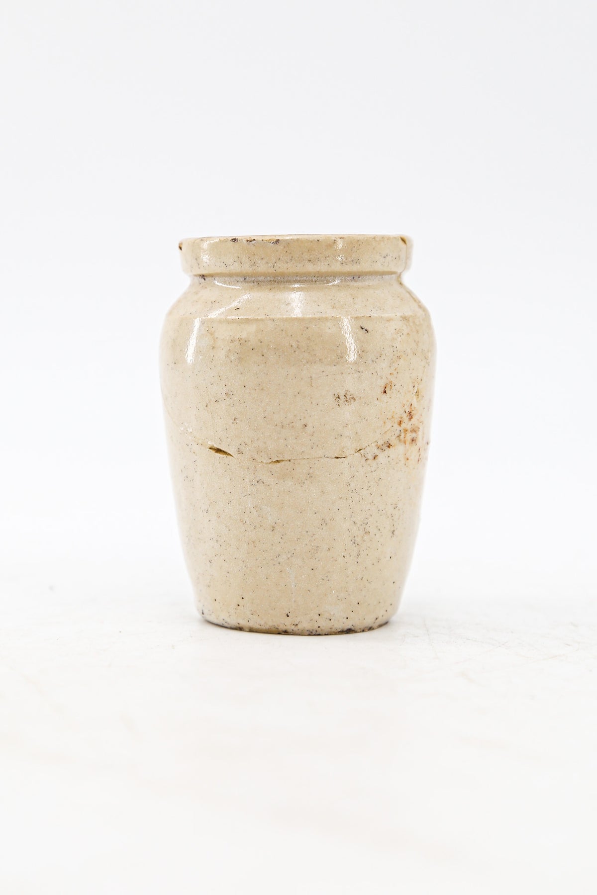 Item Name: Cream Jar / ストーンウェア クリームポット