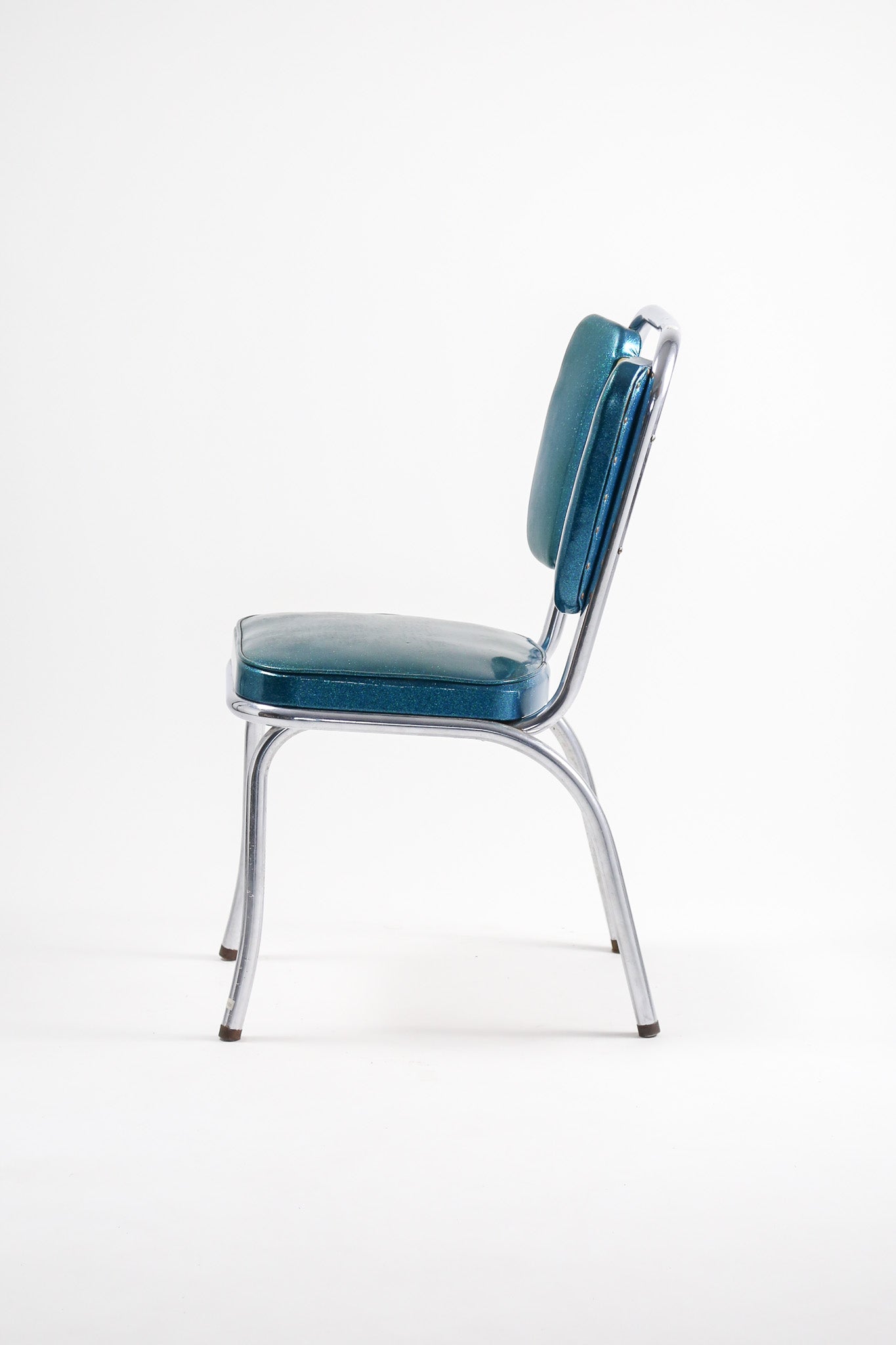 Chrome &amp; Sparkle Vinyl Diner Chair / クローム&amp;スパークルビニール ダイナーチェア