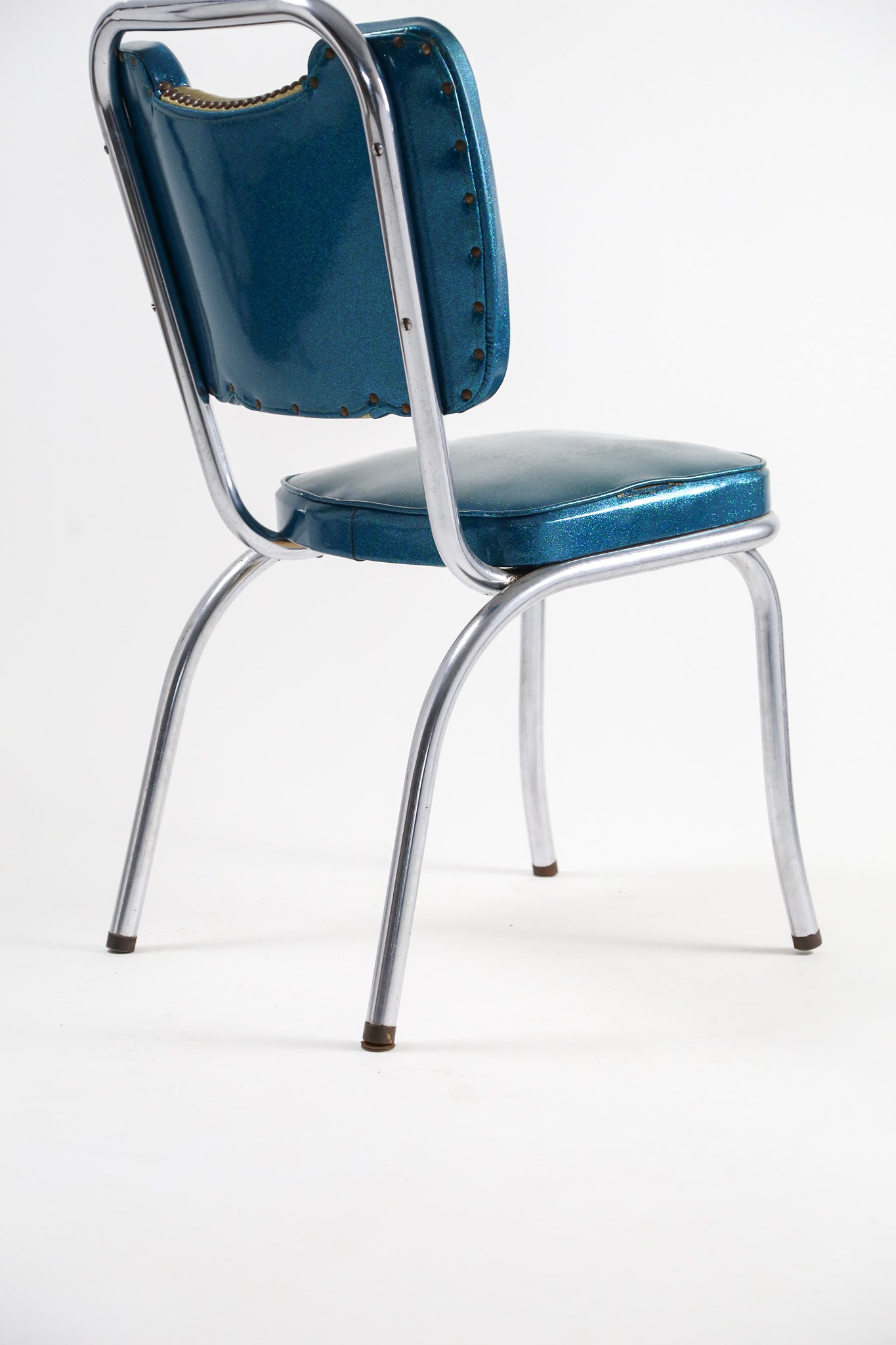 Chrome &amp; Sparkle Vinyl Diner Chair / クローム&amp;スパークルビニール ダイナーチェア