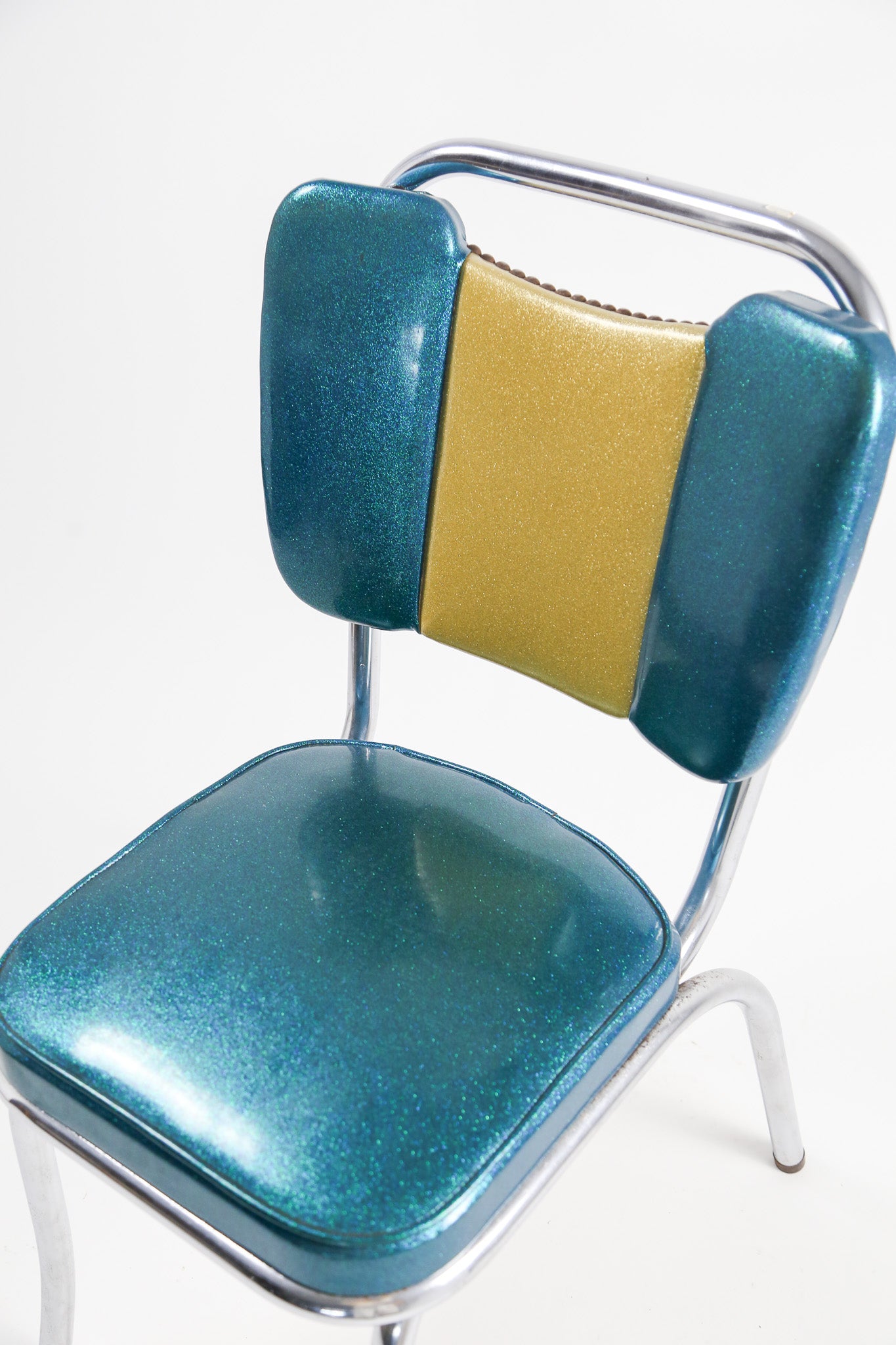 Chrome &amp; Sparkle Vinyl Diner Chair / クローム&amp;スパークルビニール ダイナーチェア