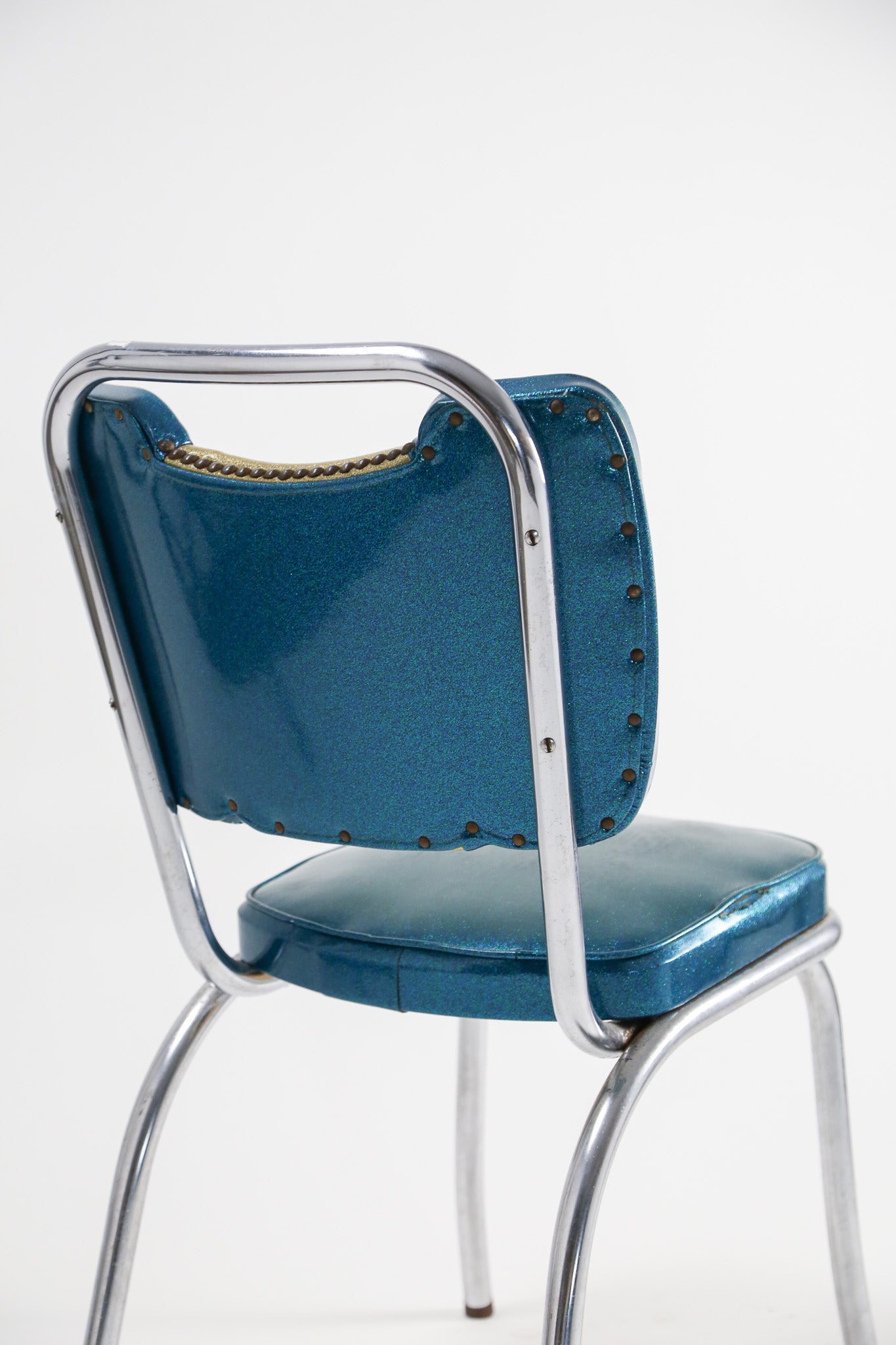 Chrome &amp; Sparkle Vinyl Diner Chair / クローム&amp;スパークルビニール ダイナーチェア