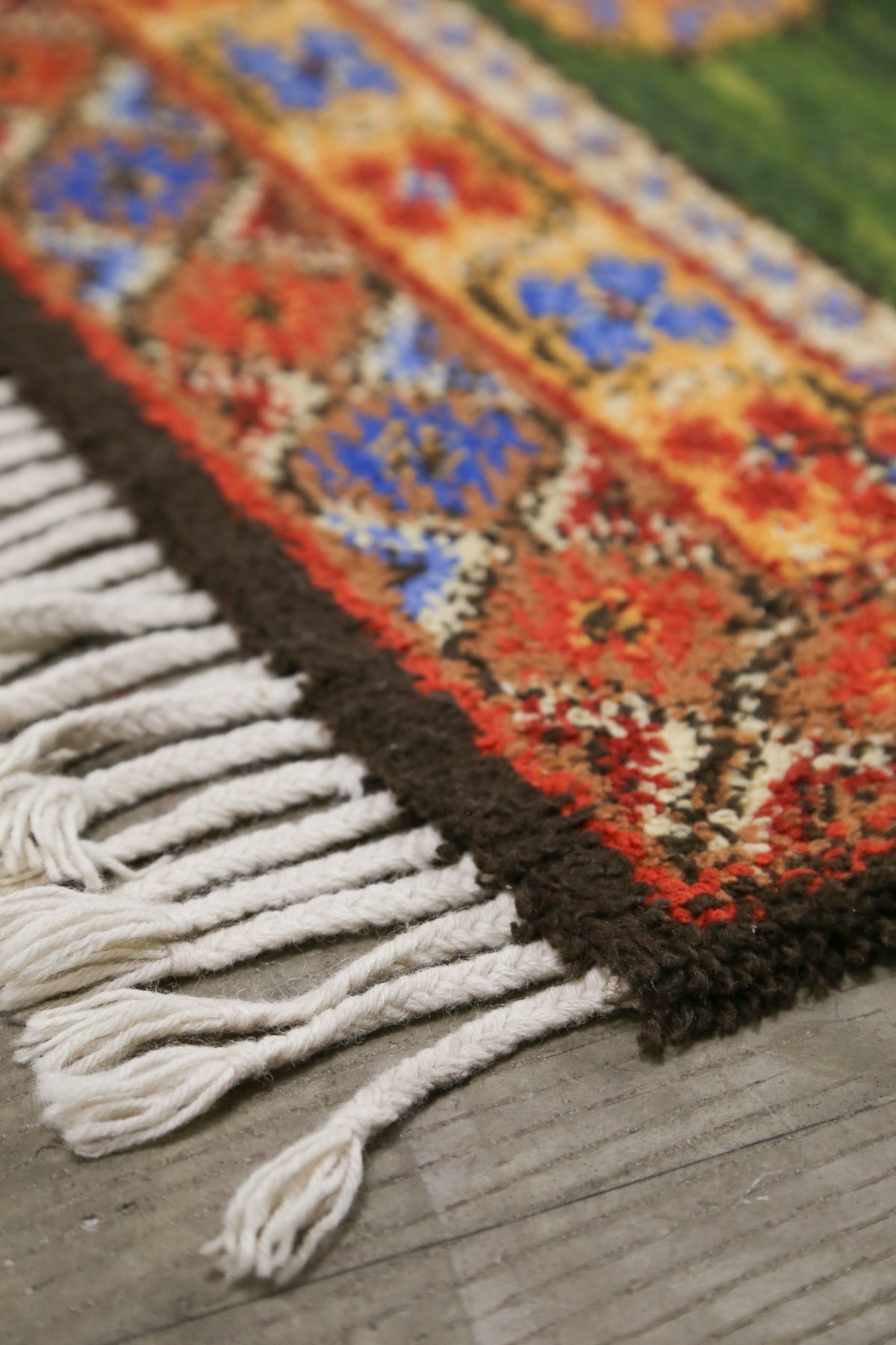 Vintage Patterned Area Rug / ヴィンテージ パターン エリアラグ