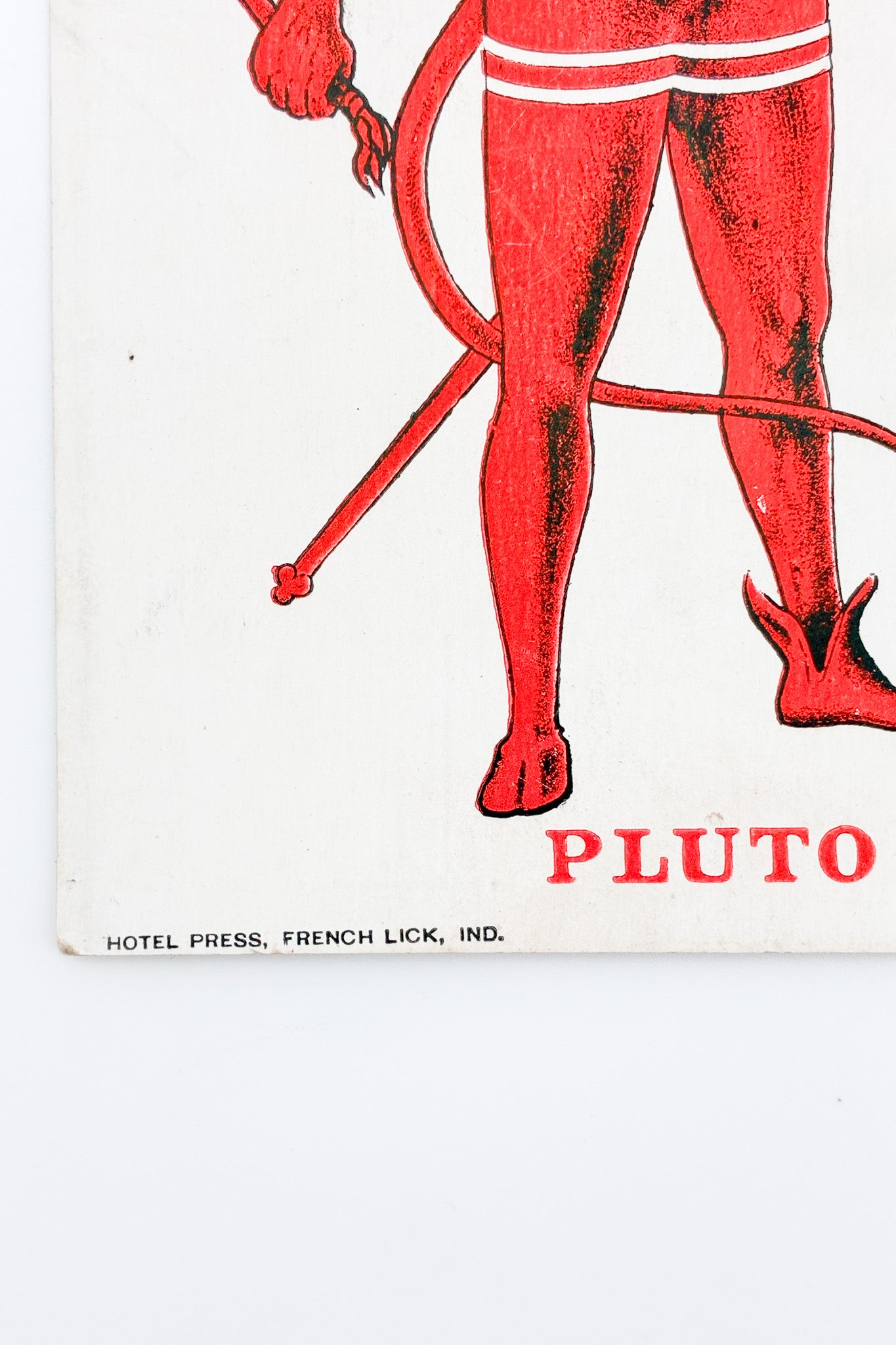 ヴィンテージ ポストカード：冥王星プルート（フレンチ・リック・スプリングス） / Vintage Postcard: Pluto (French Lick Springs, Indiana)