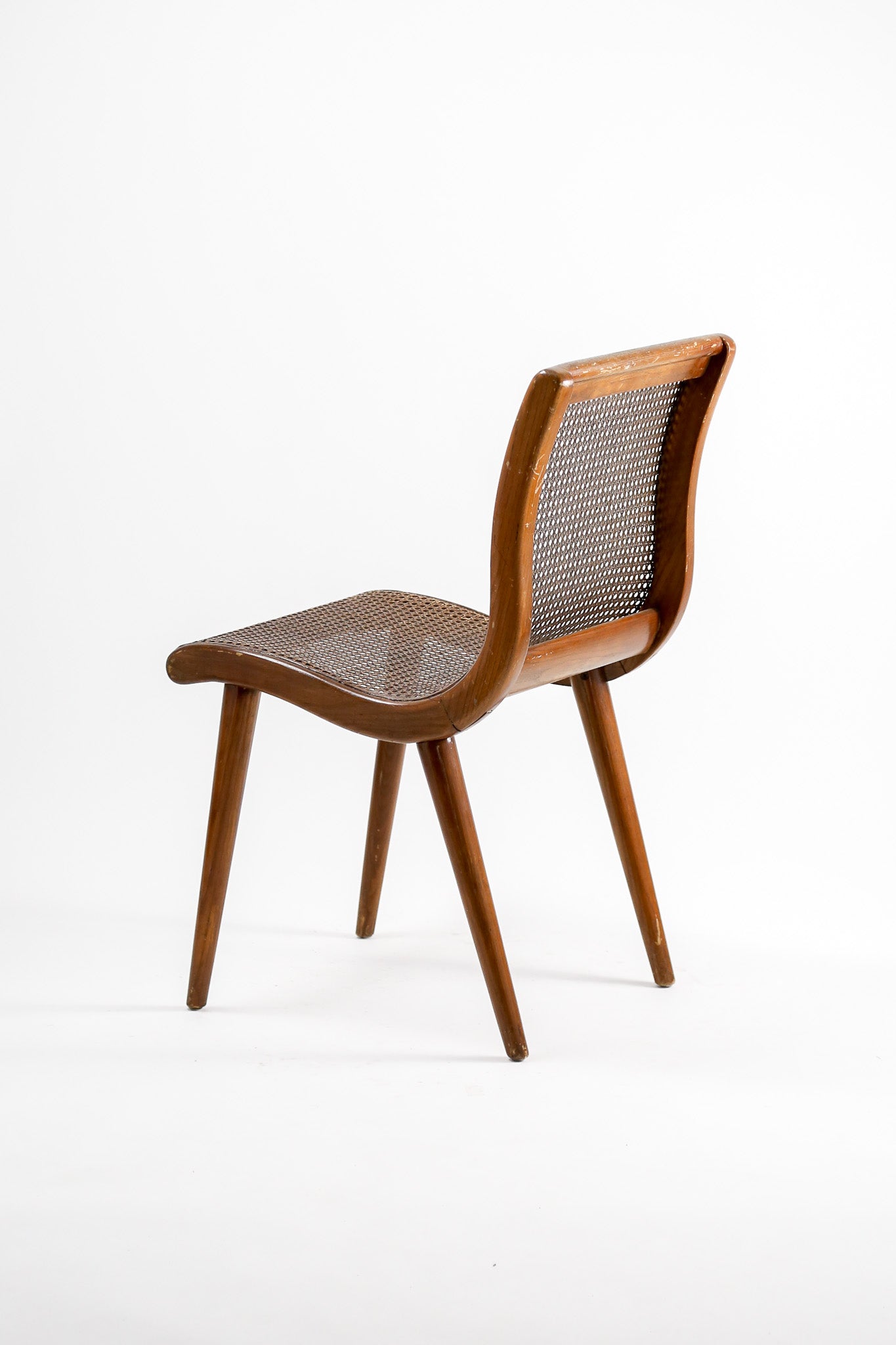 Side Chair with Cane Seat and Back / ラタン編みサイドチェア