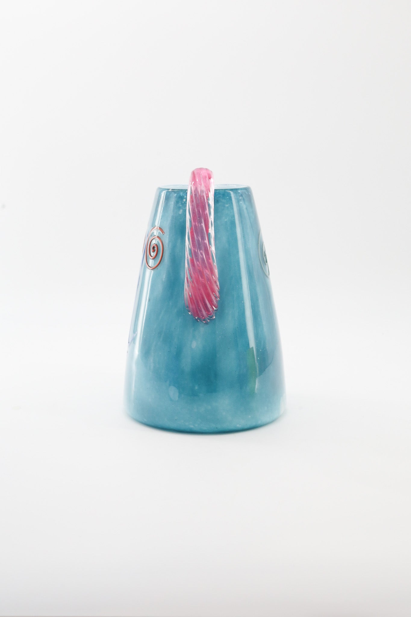 Art Glass Face Motif Object 3pc Set (Signed, 1992) / アートガラス フェイスモチーフ オブジェ 3点セット（サイン入り）