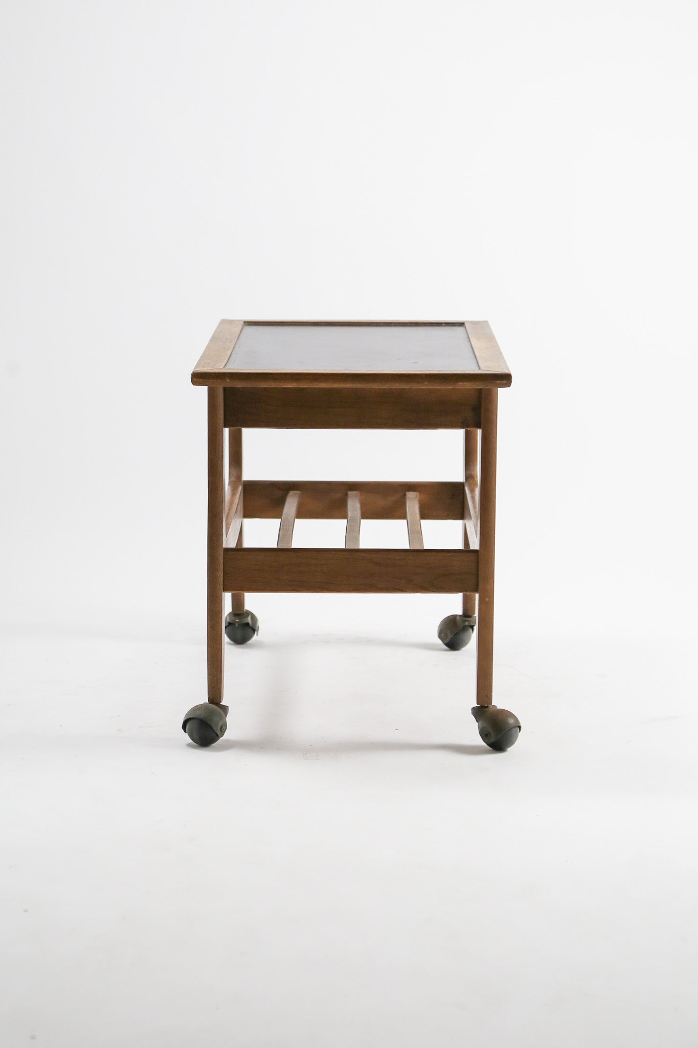 Black Top Table with Casters / ブラックトップ キャスター付テーブル