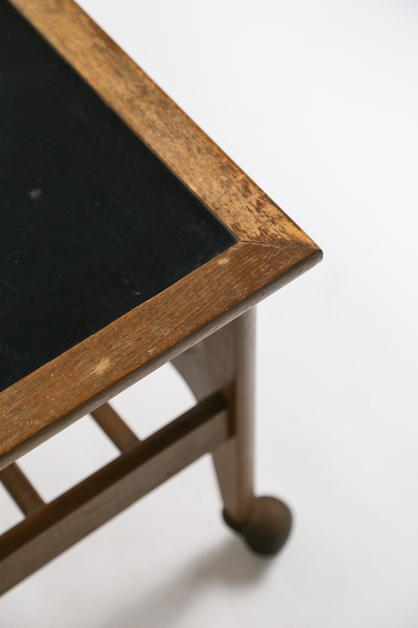 Black Top Table with Casters / ブラックトップ キャスター付テーブル
