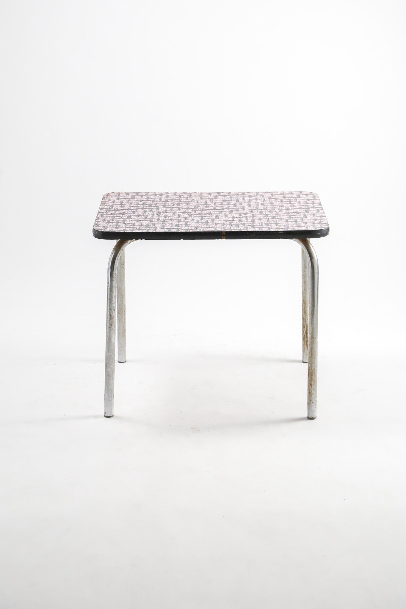 Patterned Top Side Table / 柄入りメラミントップ サイドテーブル
