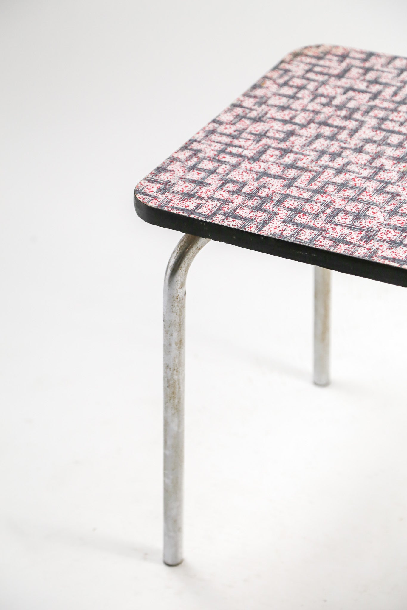 Patterned Top Side Table / 柄入りメラミントップ サイドテーブル