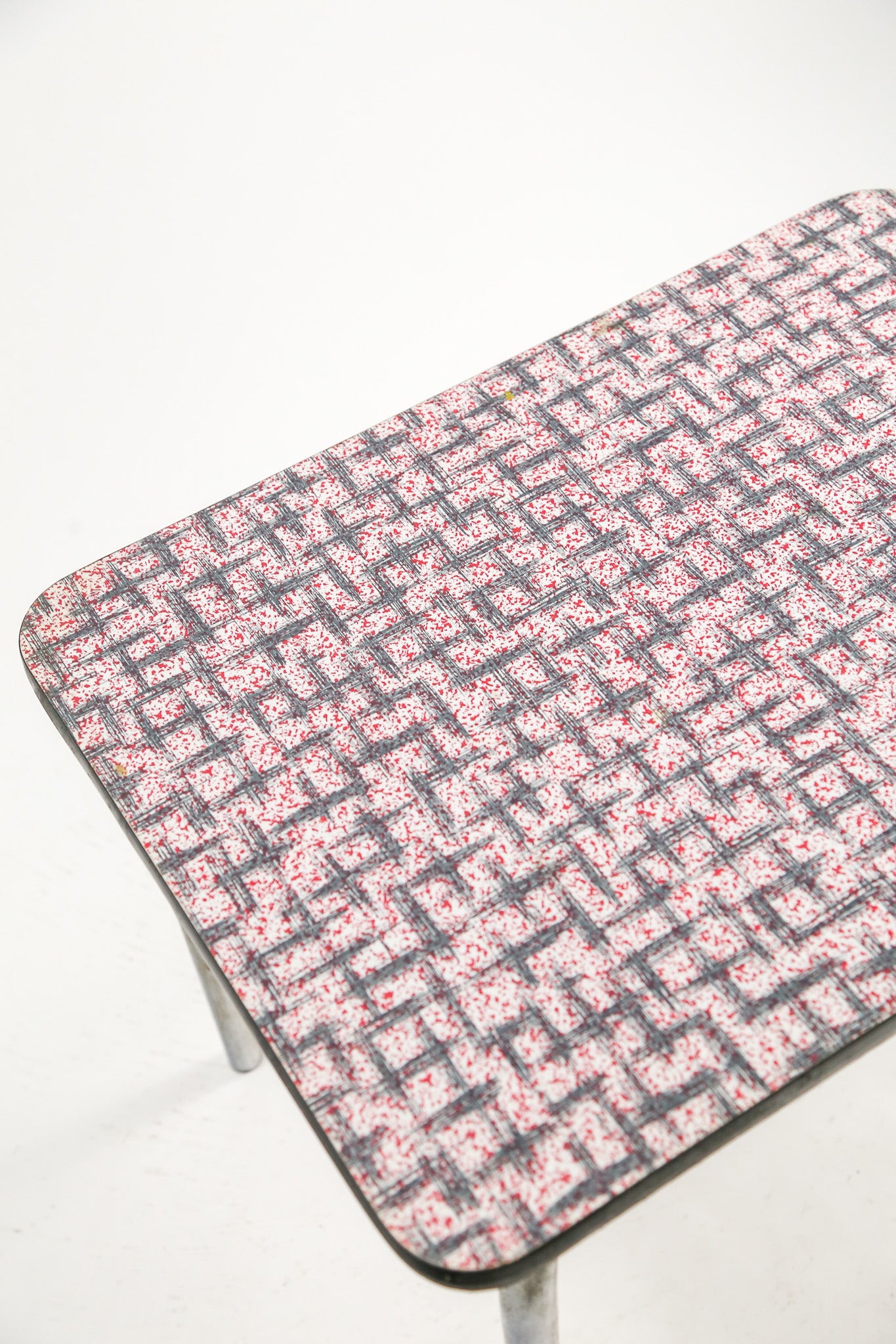 Patterned Top Side Table / 柄入りメラミントップ サイドテーブル