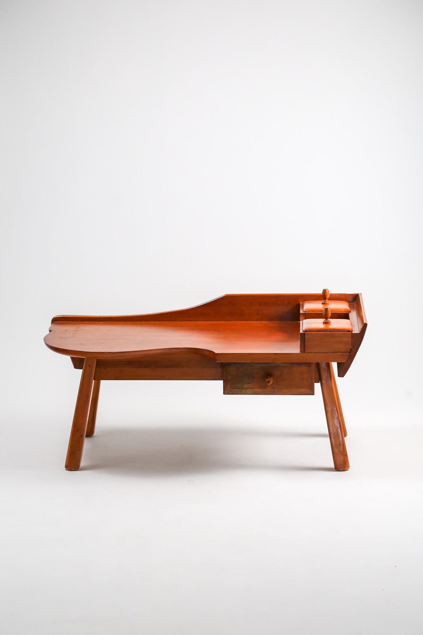 Coffee Table with Storage Drawer / 引き出し小物入れ付ローテーブル