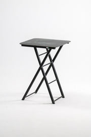 Folding Side Table Green & Black / 折りたたみ サイドテーブル (グリーン & 黒天板)