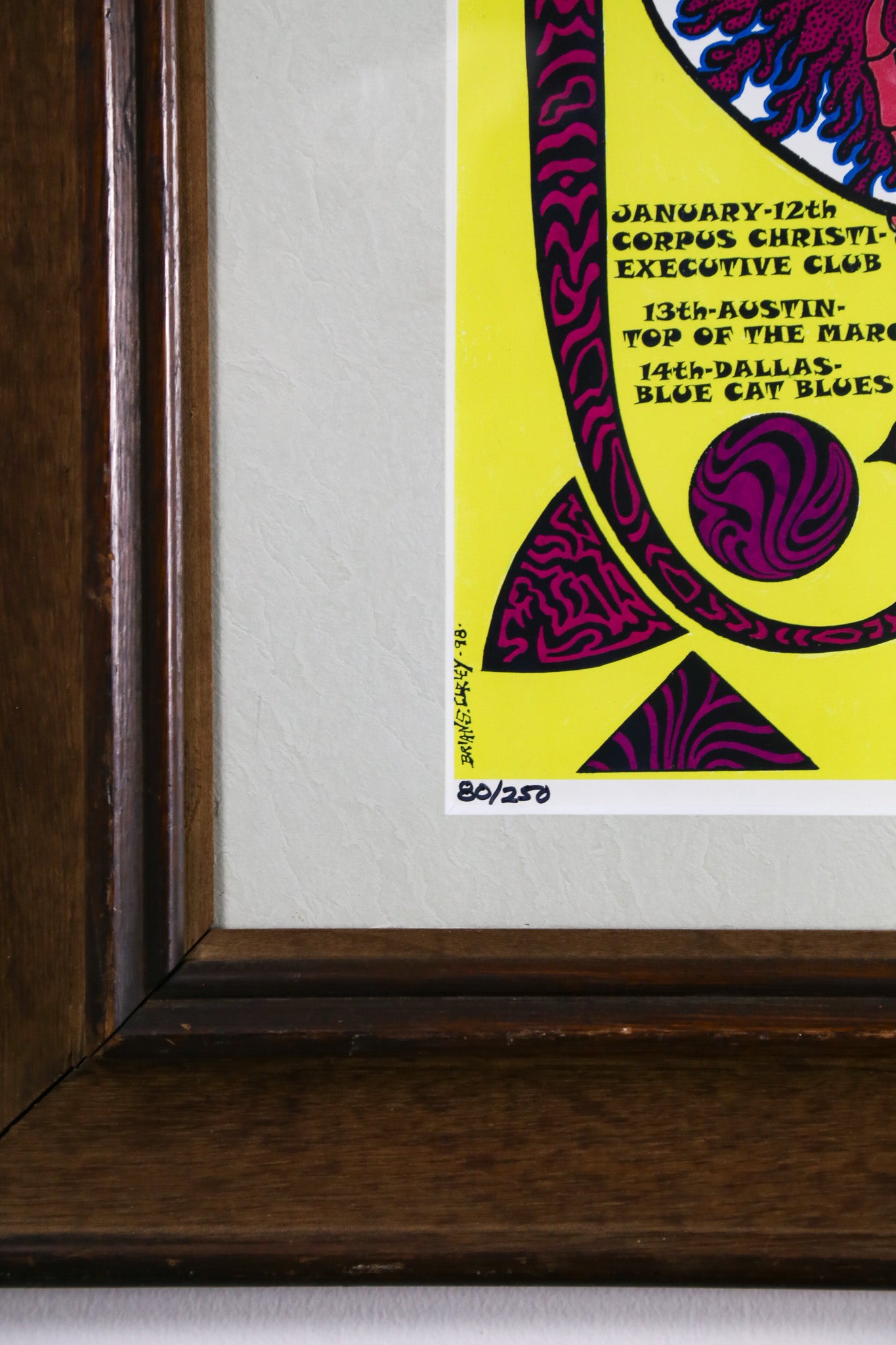 Texas Tour 1999 Wall Art / テキサスツアー 1999 ウォールアート